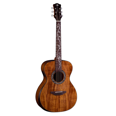 Luna Vineyard Koa Bevel Folk A/E