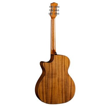 Luna Vineyard Koa Bevel Grand Auditorium Cutaway A/E