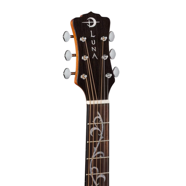 Luna Vineyard Koa Bevel Folk A/E