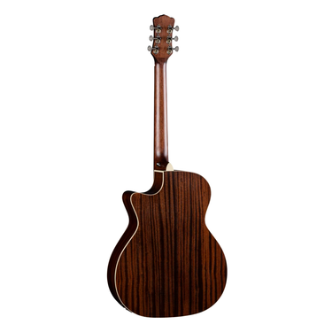 Luna Art Vintage Grand Auditorium Solid Top Cutaway A/E